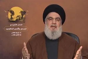 نصر الله يدعو لـ"الاستغناء" عن "الخلوي" ويعده "عميلاً قاتلاً"