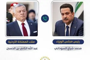 السوداني لملك الأردن: امن واستقرار سوريا يمثلان أهمية للعراق والمنطقة