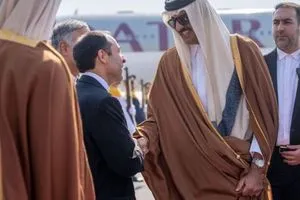 أمير قطر يصل العاصمة الإيرانية طهران