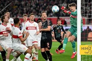 احصائيات مباراة بايرن ميونخ و شتوتغارت في الدوري الألماني