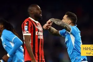 إحصائيات مباراة ميلان ونابولي في الدوري الإيطالي