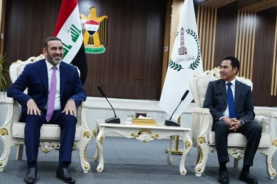 وزير الصناعة يبحث مع محافظ الموصل ملف المدينة الصناعية وواقع معامل السمنت فيها
