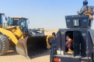 المثنى ضبط 12 شخصاً يعملون في مقالع غير مرخصة بناحية بصية