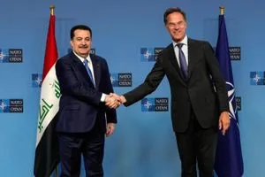 السوداني يلتقي الأمين العام لحلف شمال الأطلسي مارك روته في بروكسل