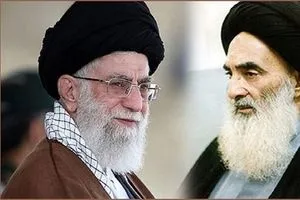 السيد الخامنئي يعزي المرجع الأعلى السيد علي السيستاني بوفاة عقيلته
