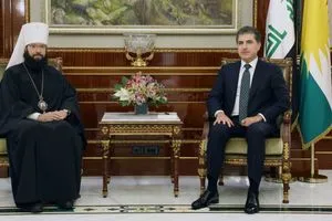 أوضاع المسيحيين على طاولة نيجيرفان بارزاني ووفد الكنيسة الأرثوذكسية الروسية شفق نيوز