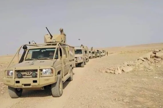 الحشد الشعبي يدمر 3 انفاق سرية لداعش الارهابي في صحراء الانبار الغربية