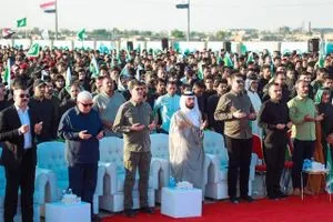 بحضور الفياض تشكيل فرقة خاتم الأنبياء في البصرة وكالة بغداد اليوم الاخبارية