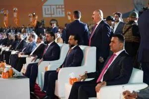 الحلبوسي يحضر تجمّعاً جماهيرياً نظّمه رئيس كتلة تقدم النيابية في الفلوجة