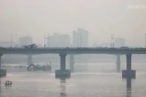 بغداد تختنق تحذيرات من مستويات تلوث خطيرة جداً وغيوم تحبسها صور شفق نيوز