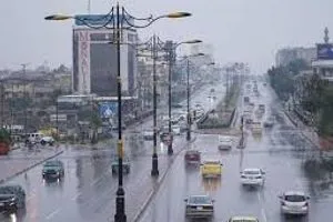 الانواء الجوية أمطار رعدية وتباين في درجات الحرارة