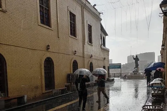 أمطار وحالوب وسيول تستنفر الدوائر الخدميَّة جريدة الصباح