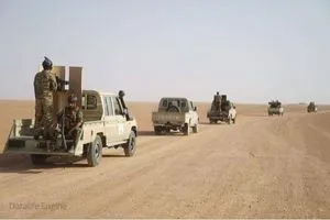انتشار الحشد الشعبي بالمناطق الصحراوية خشية استغلال الارهاب للاحوال الجوية