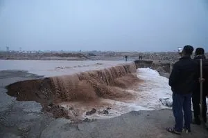 زراعة ديالى معدلات تدفق السيول نحو بحيرة حمرين تتجاوز 900 متر مكعب في الثانية