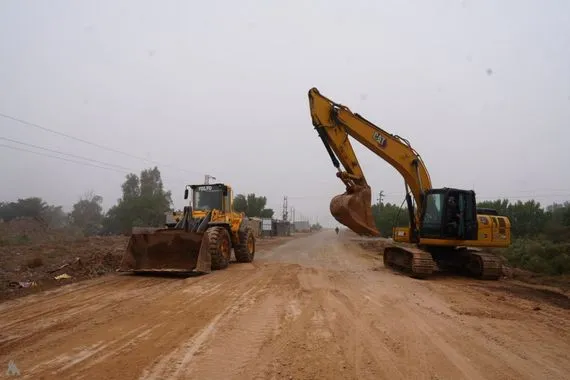 شركة نفط ميسان تنفذ أعمال صيانة عاجلة لطريق حلفاية المشرح وكالة الانباء العراقية واع