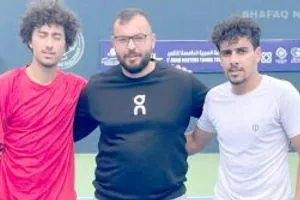 العراق يحقّق إنتصارين في بطولة النخبة العربية للتنس