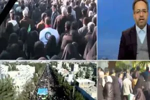 الإعلام الإيراني الرسمي يبث مشاهد لمسيرات حاشدة تندد بـ مثيري الشغب فيديو شفق نيوز