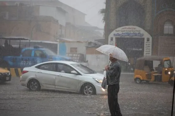 طقس العراق أمطار رعدية وارتفاع في درجات الحرارة