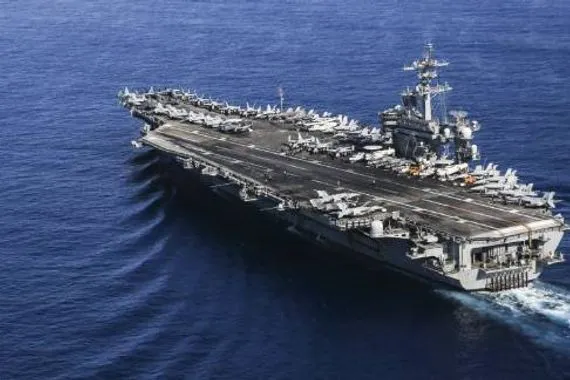 حاملة طائرات ومجموعتها الضاربة تنتشر في الشرق الأوسط