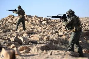 الحشد الشعبي يواصل تدريباته على الحدود العراقية السورية وكالة الانباء العراقية واع