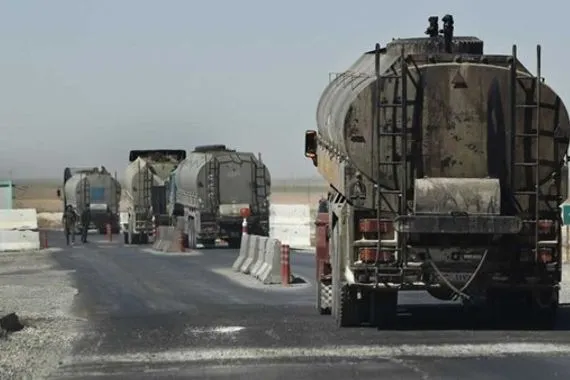 هافال مئات الشاحنات المحملة بالمشتقات النفطية تصل سوريا قادمة من اربيل